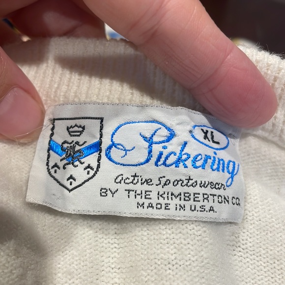 VINTAGE, PICKERING ACTIVE SPORTSWEAR SWEATER - Picture 4 of 4
